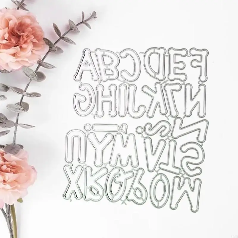 E06B Metal Cutting Knife Mould Letters Carbon Steel Embossing Knife Template Scrapbooking Decorative Embossing Dies Stencil