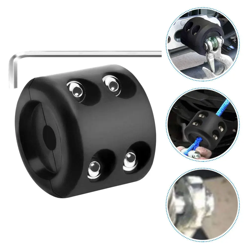 Winch Hook Stopper Rubber Bump Cable Saver Durable Easy Install Atv Utv Accessories Winch Hook Rubber Bump Stopper