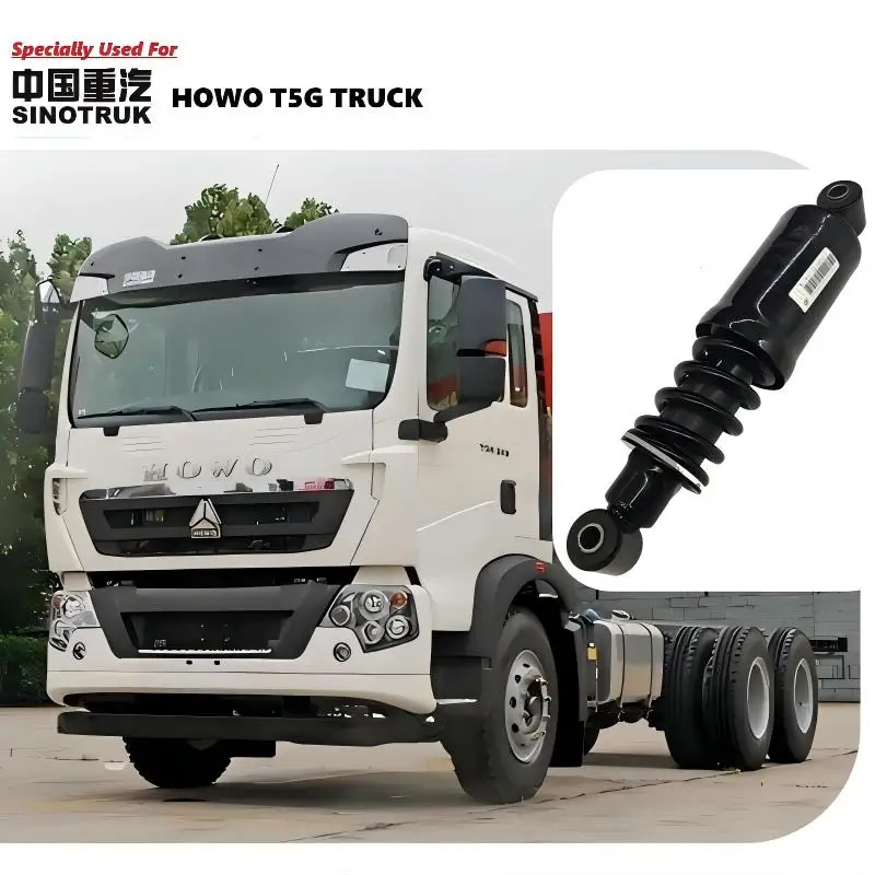 

HOWO T5G Truck Original Quality Rear Suspension Spring Shock Absorber Assembly 811W41722-6033 For HOWO T5G Parts HOWO TX Parts