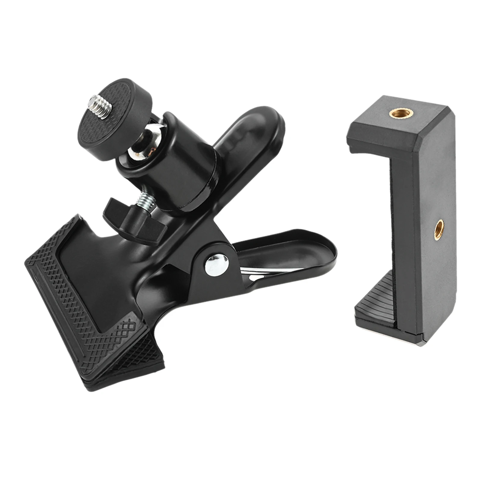 

1pc Black Guitar Phone Holder Mount 360° Adjustable Ball Head Phone Stand Electric Guitar/Bass/Ukulele/Guitar Accessories