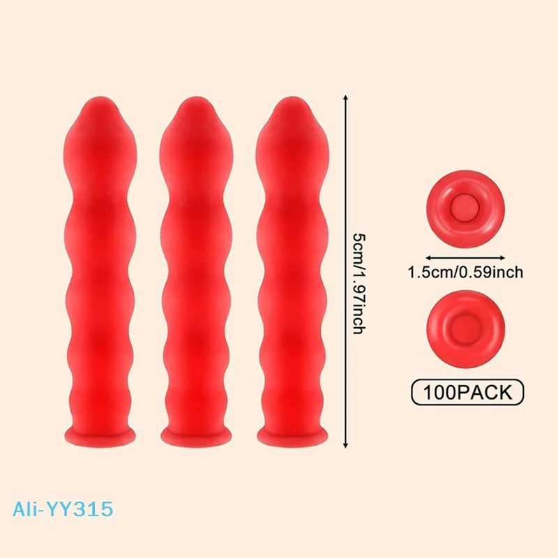 【Y】10 قطعة غطاء السد غراء الزجاج تلميح غطاء عازل برميل الغراء الفم الغطاء الواقي الأحمر السد توفير غطاء السد بندقية الفوهات غطاء