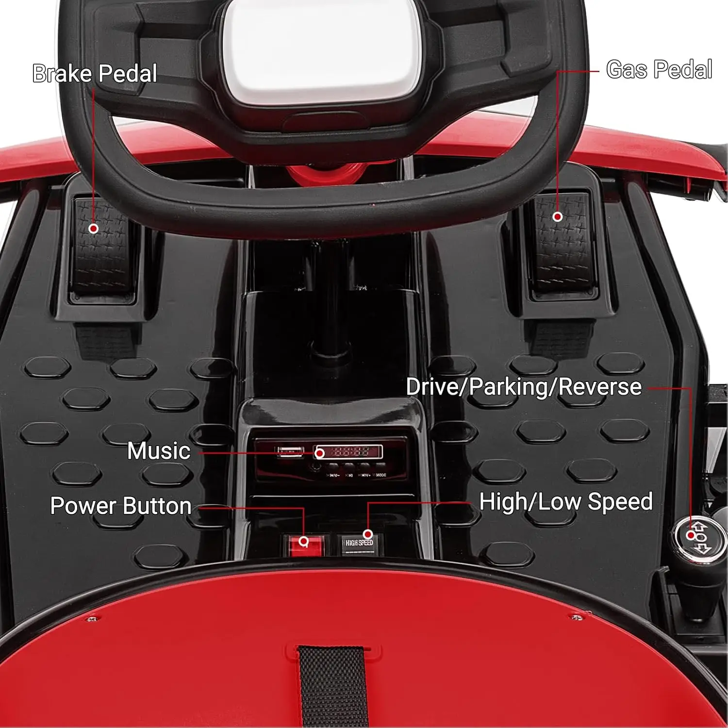 Go Kart para crianças, Go Kart elétrico 24V para crianças, Pedal Drift Kart com dois motores de 150W Bateria de 7Ah, passeio em brinquedos para crianças idades