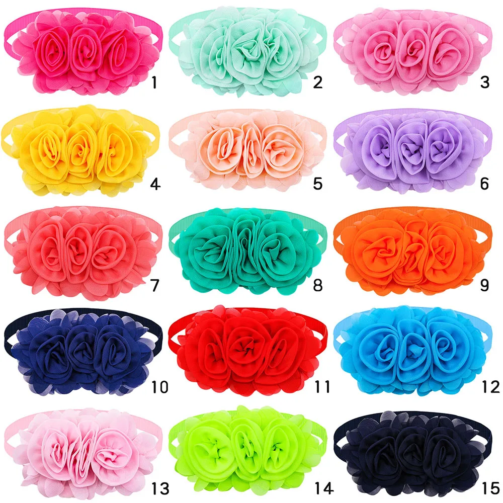 15-cores-new-pet-bow-tie-acessorios-para-o-cabelo-moda-colorido-grandes-flores-chiffon-bowtie-pet-gromming-para-caes-gatos-pet-supplies