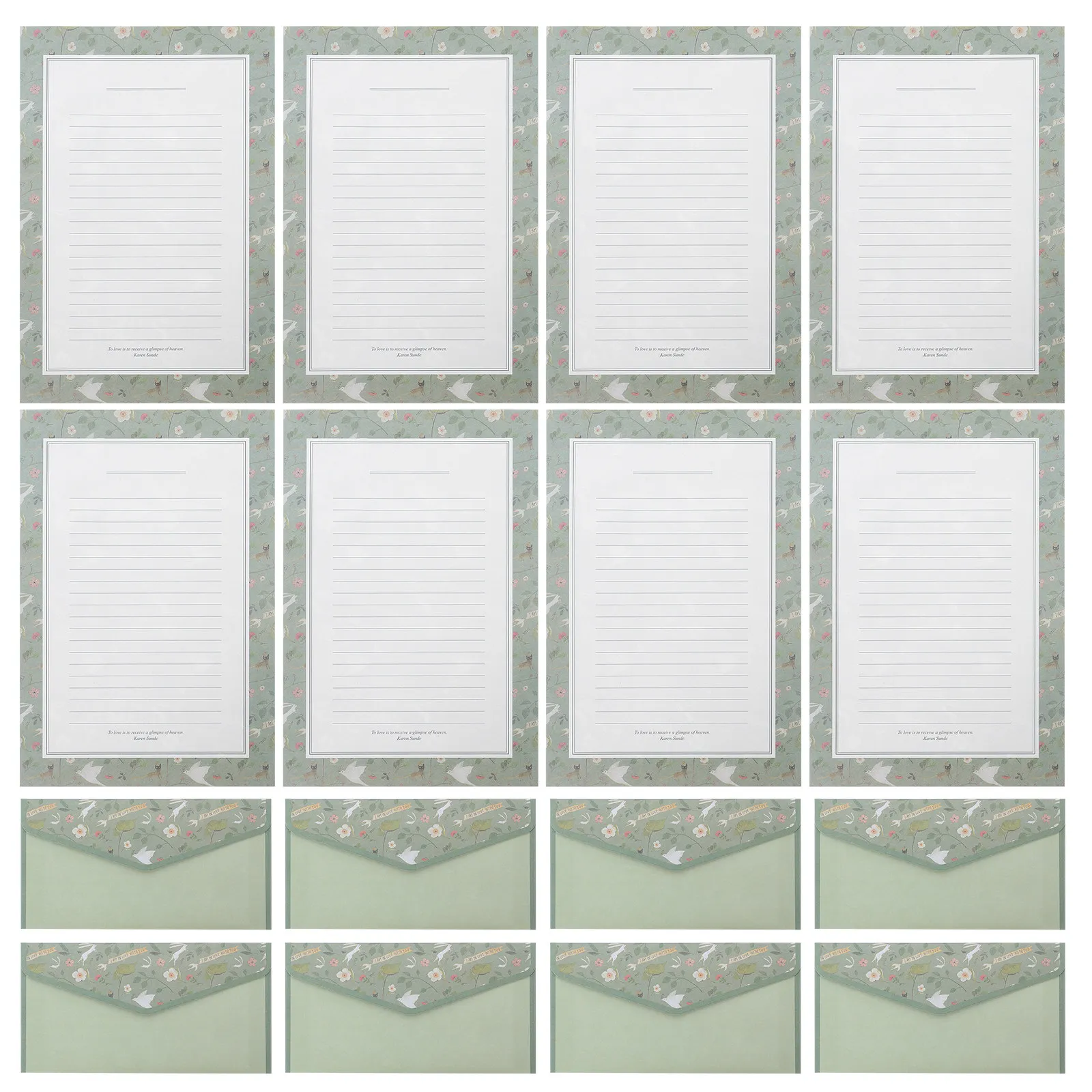conjunto-de-papelaria-vintage-floral-para-escrita-com-papel-forrado-e-envelopes-para-notas-pessoais-e-convites