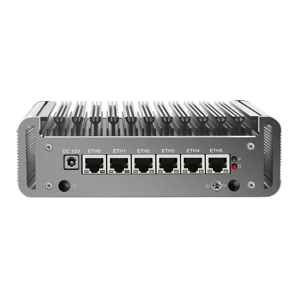 Nics 팬리스 pfSense 라우터 i7-1165G7 i5-1135G7, 인텔 i226-V 2.5G, 2xDDR4 NVMe 마이크로 방화벽 라우터, PC ESXi OPNsense Proxmox, 6x