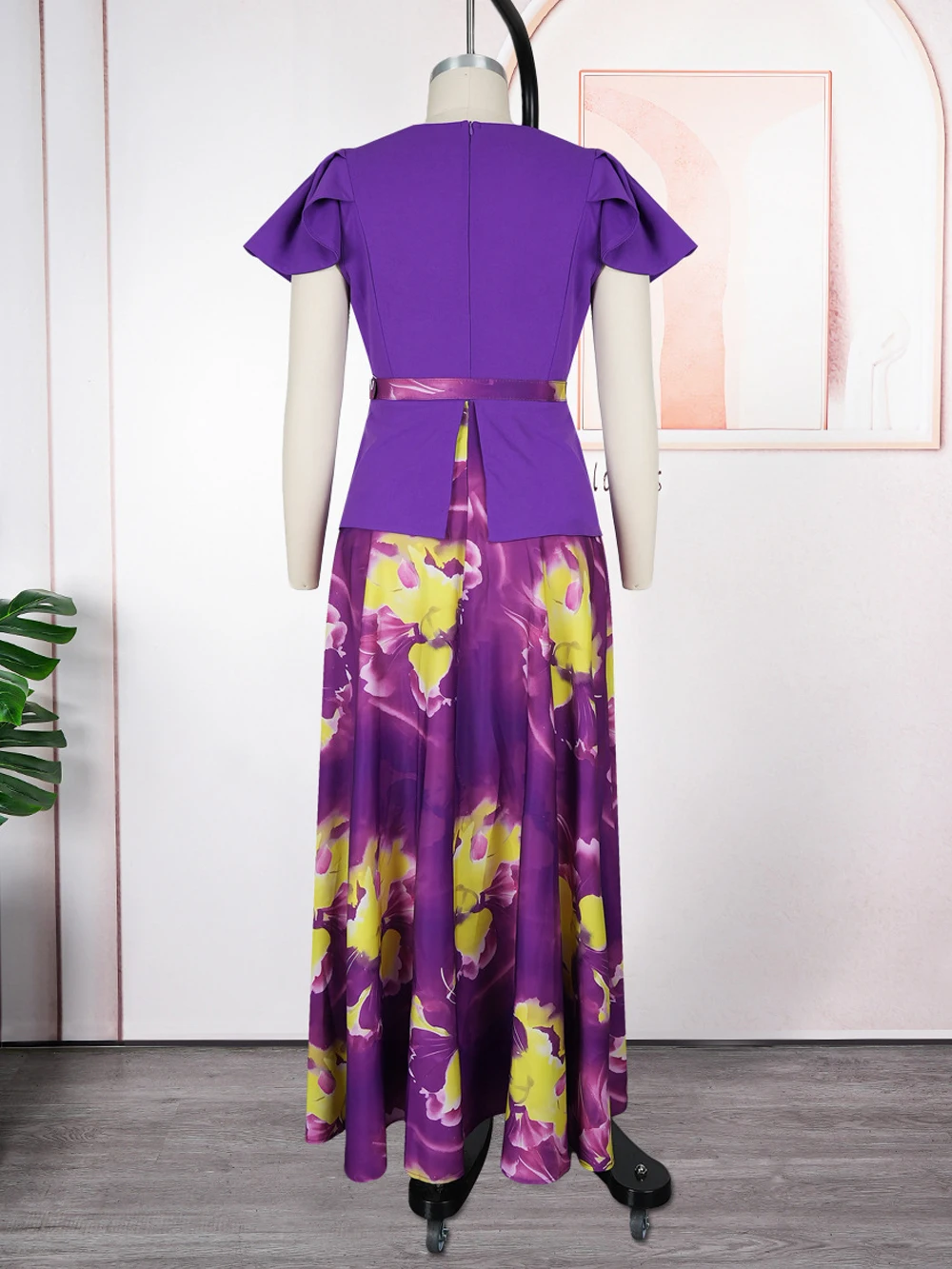 فساتين أفريقية للنساء حفلة ثوب مسائي أنقرة Dashiki طباعة الشيفون ماكسي رداء 2025 أفريقيا الملابس رداء الأفريقي فام #5