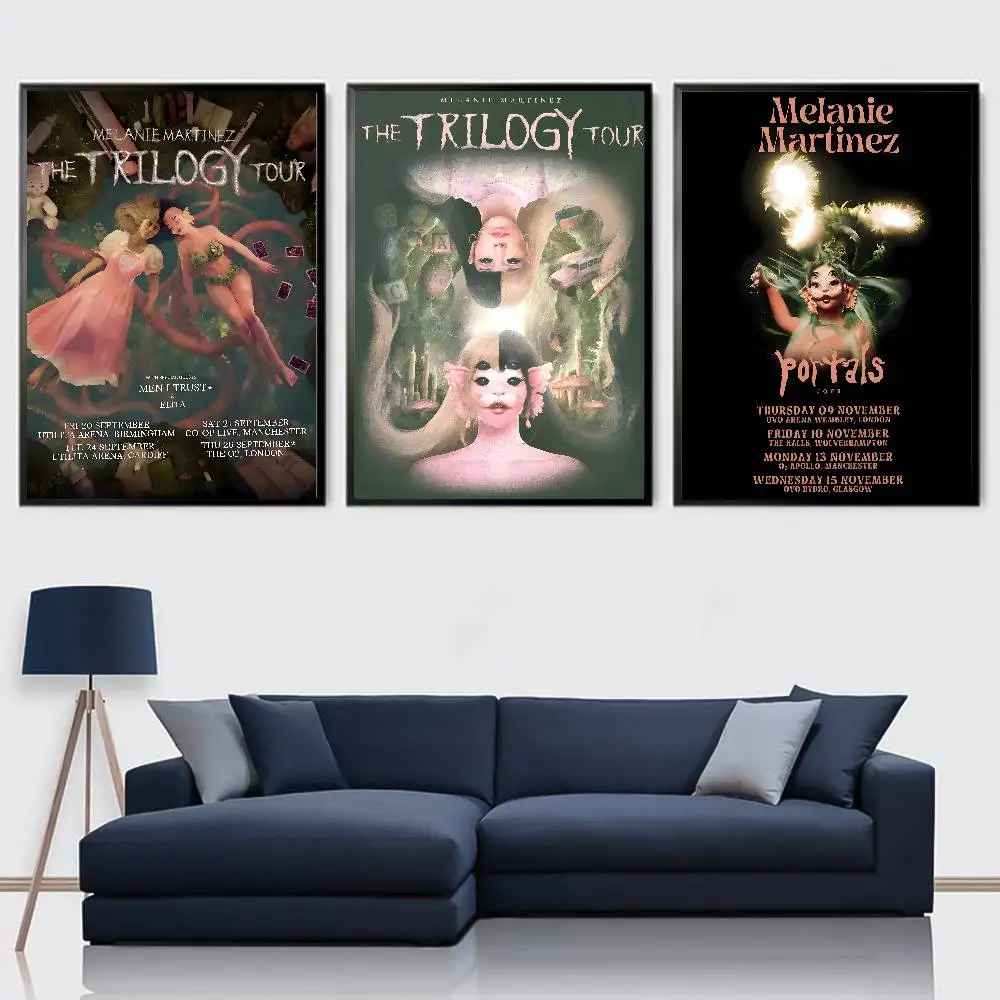Popular Music Singer M-Melanie Martinez Poster High Quality Dorm Living Room Aesthetic Wall Decoration Painting Stickers Gift