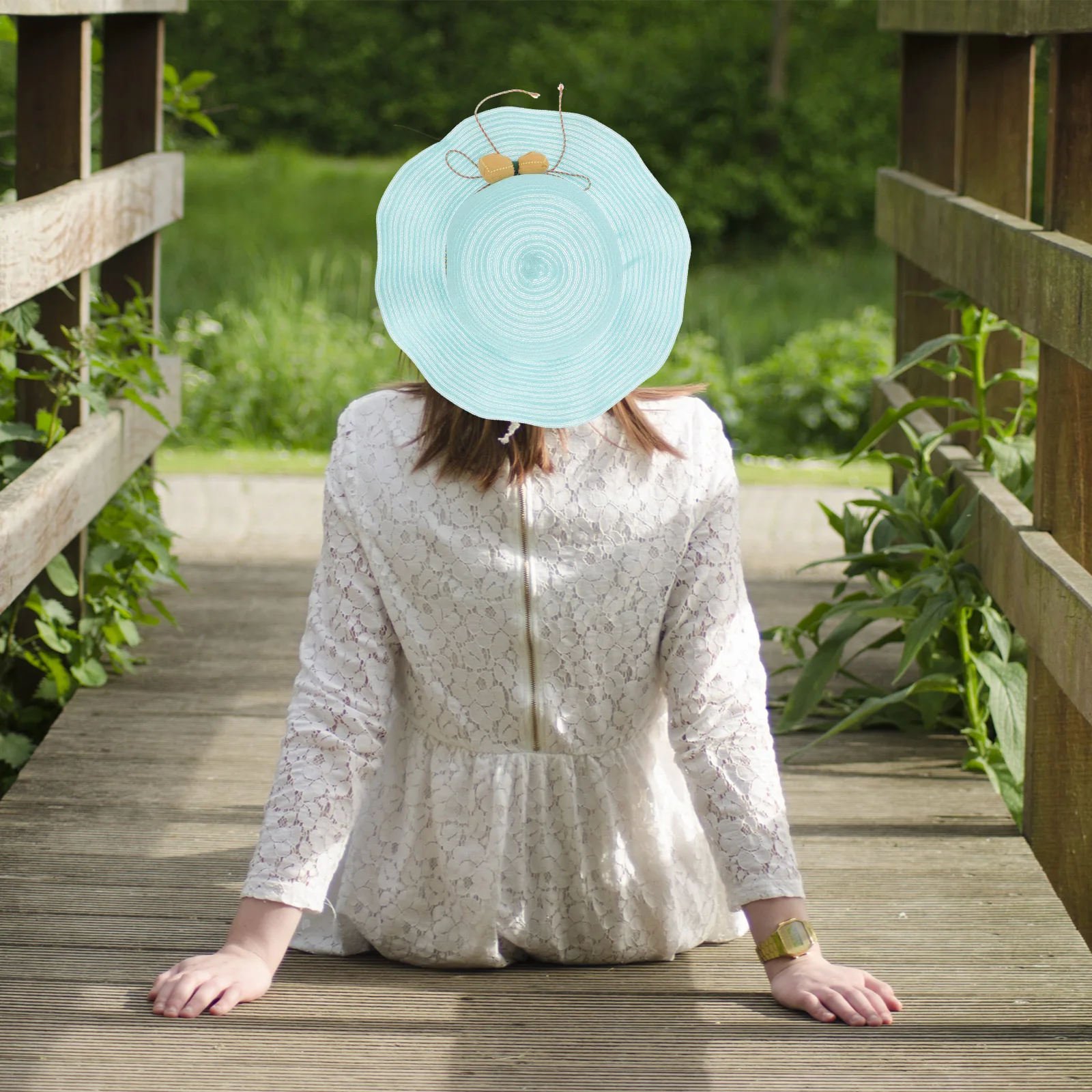 

Kids Summer Sun Visor Hats Girls Straw Sun Protection Breathable Lightweight Caps for Outdoor Sports Girls Straw Hat