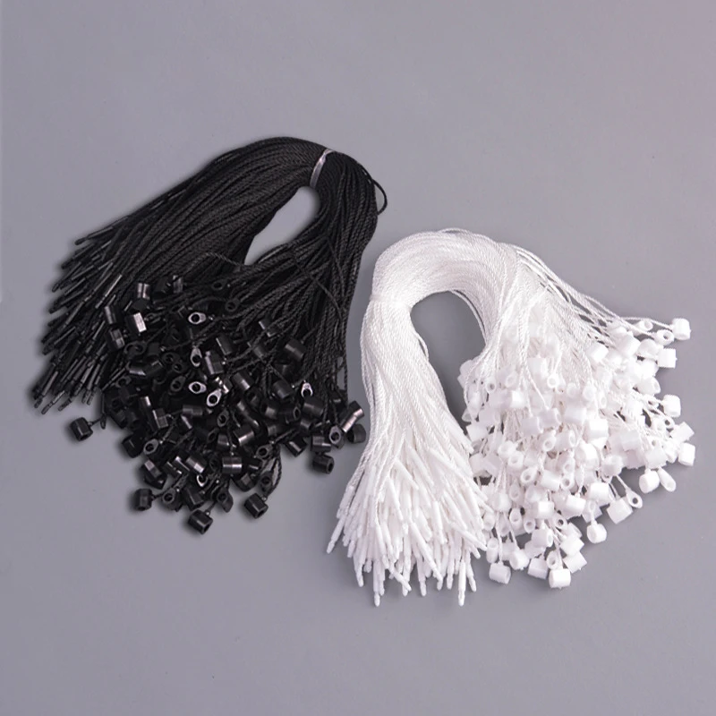 1000pcs/lot Double Slot Hang Tags Various Shapes Oval Square Rectangle Ready Stock with Strings