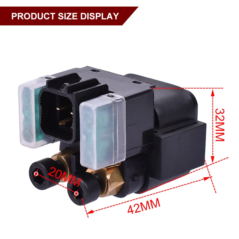Starter Solenoid Relay for Yamaha Grizzly 550 700 YFM550 YFM700 2009-2017 YFZ450 Rwanda 2010-2011 YFZ450R YXR660 YXR 660 Rhino