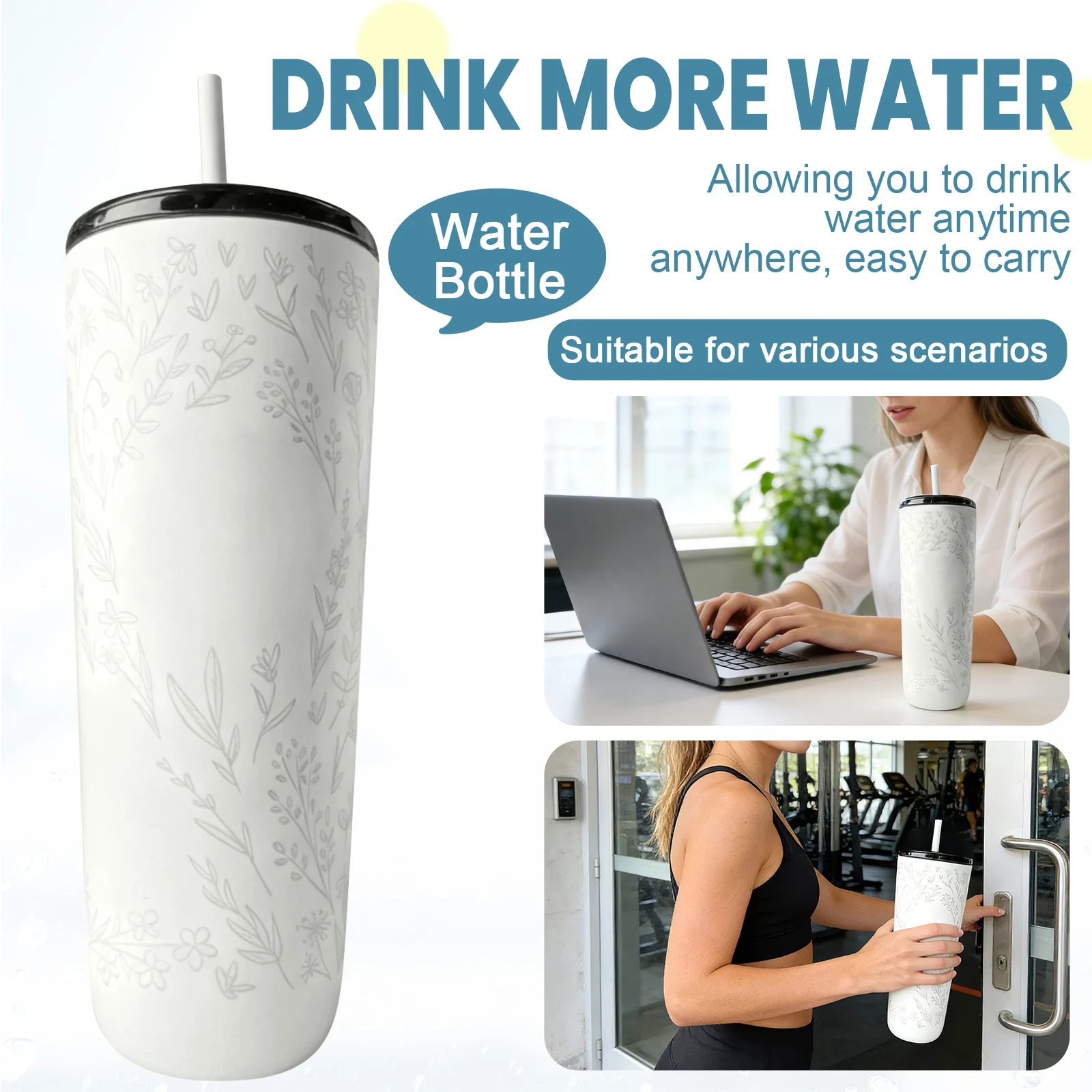 

32oz Double Wall Vacuum Insulated Tumbler Star Pattern- 24-Hour Hot/Cold Leak-Proof Travel Mug,Perfect for Coffee Lovers, Offic