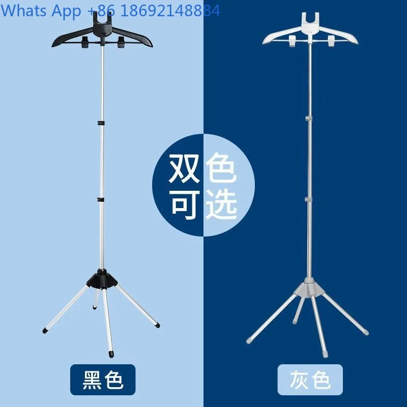 

Home Floor-standing Garment Rack Foldable with Handheld Ironing Board Support Stand Adjustable Accessories