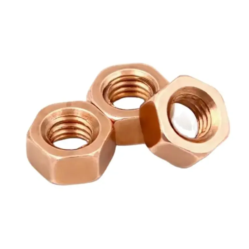 Conduzione conduttiva dado esagonale in rame M3 M4 M5 M6 M8 M10 M12 M14 M16 M18 M20 M22 M24 M30