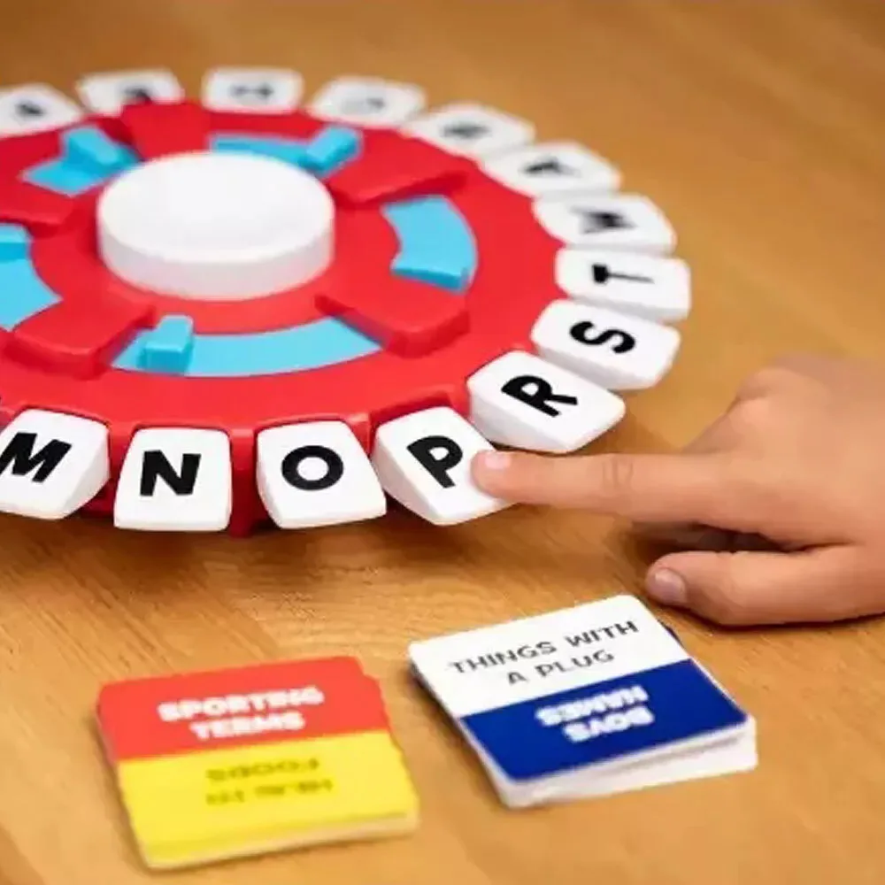 Basta and English THINK WORDS Spanish Tapple Game - Race Against The Timer to be the Last Player - Learning Game for Families