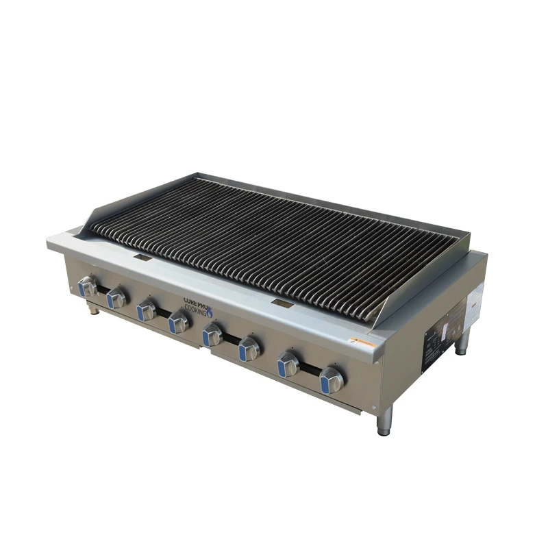 

8 Burner BBQ Propane Gas Grill 160000 BTU Stainless Steel Commercial Charbroiler Grill