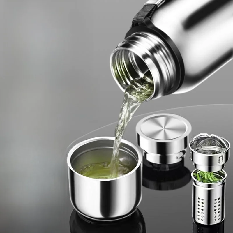 

Portable Large Capaci Stainl Steel 36 Insulated Mug for Men And Women Tea Brewing Water Bottle New 2025 Version