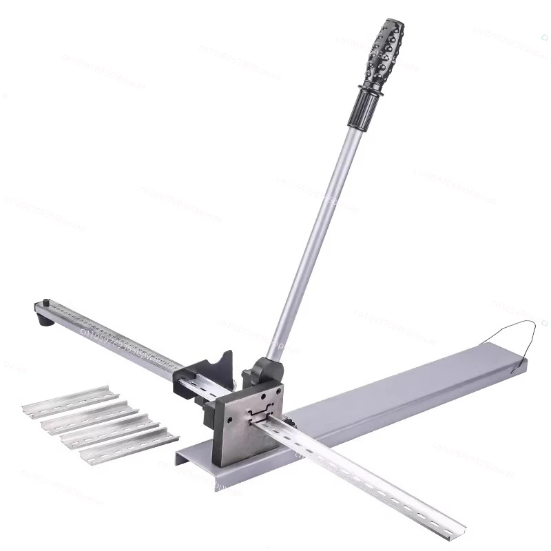Guide Rail Cutter DC-35 Track  C45 Cutting Machine Air Opening Clamping Rail Shearing Double Wire Groove Aluminum Rail