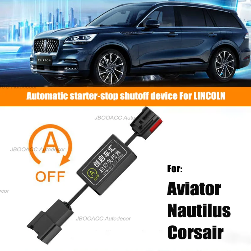 For Lincoln Aviator Nautilus Corsair 2020-23 Engine Automatic Start-stop Default Disabler Auto Start-stop Canceller Modification