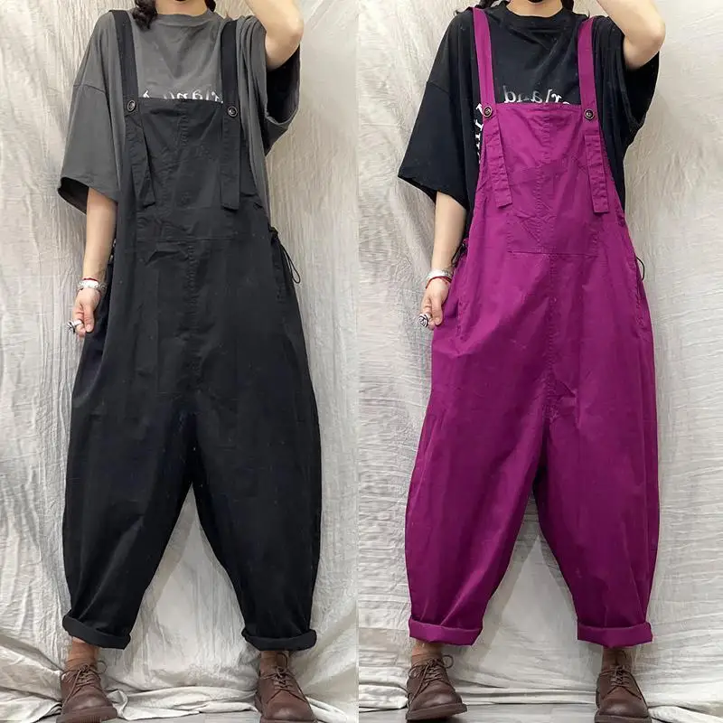 

Women'S Denim Overalls Jumpsuits Graceful Webbing Mature Comfort Gradient Florals Elegantes Everyday Flutter Jacquard