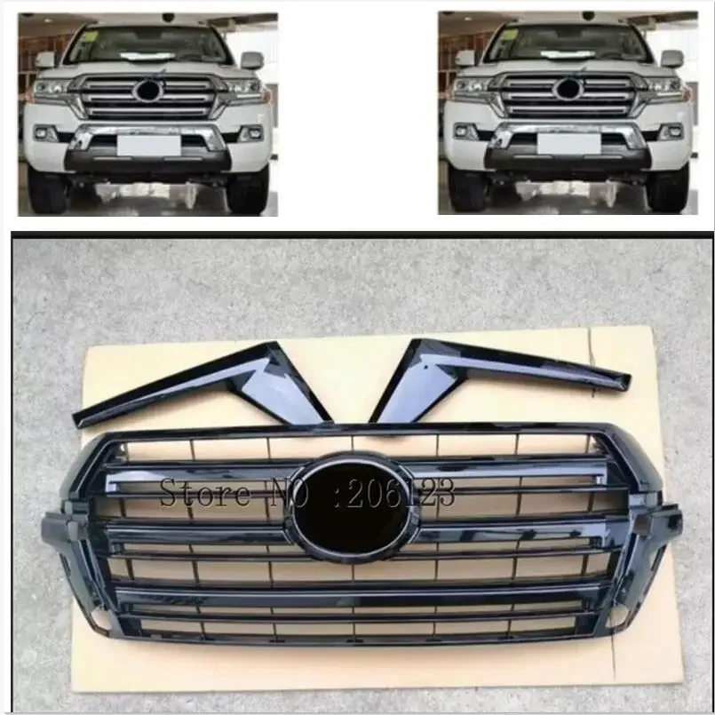 2016-2020  Front Bumper Grill Grille for Toyota Land Cruiser LC200 URJ200 FJ200