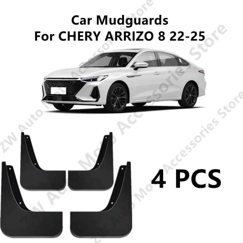 

Car Mudguards For CHERY ARRIZO 8 22-25 Mud Guards Fender Flare Mudflaps Exterior Parts Auto Accessories Refit