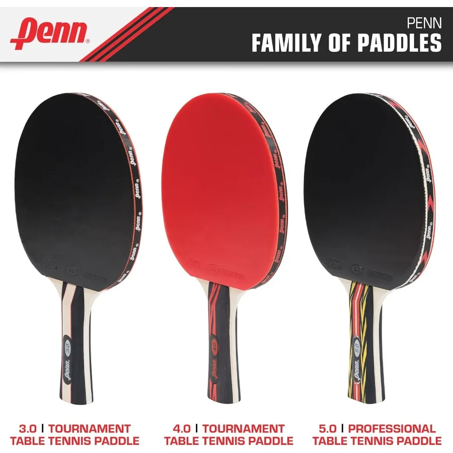 Raqueta de tenis de mesa profesional 5,0, paleta de alto rendimiento para juegos de entrenamiento de torneos