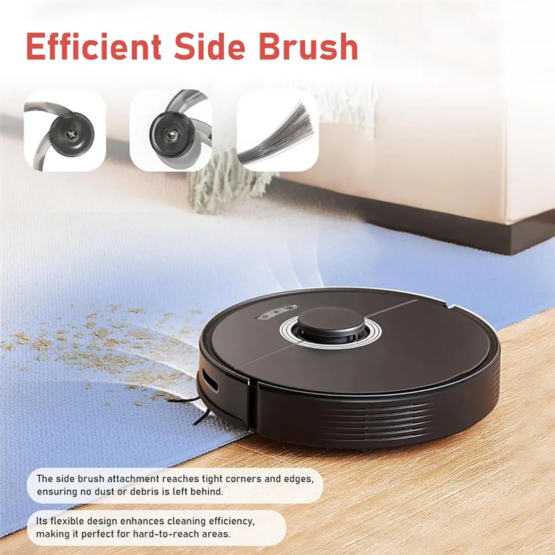 ABZA-طقم ملحقات بديلة لـ Roborock Q7 M5، Q7 M5+، Q7 L5 أجزاء مكنسة الروبوت فرشاة جانبية رئيسية مرشحات HEPA قماش ممسحة