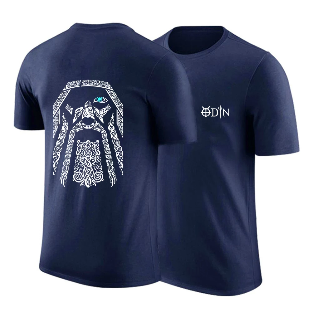 2024 Vikings Odin Warrior Legend New Summer Men Quick Dry Ordinary Thin Short Sleeve Sport Fitness Running Breathable Sportswear