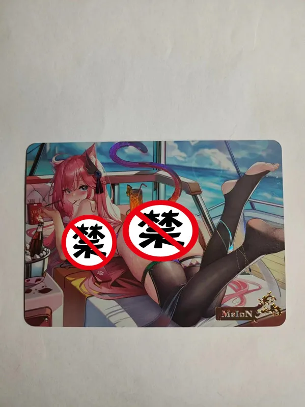 1 unids/set DIY tarjetas de diosa de Anime Yae Miko serie de personajes ACG Sexy Kawaii juguete para regalo juego tarjetas de colección de cómic