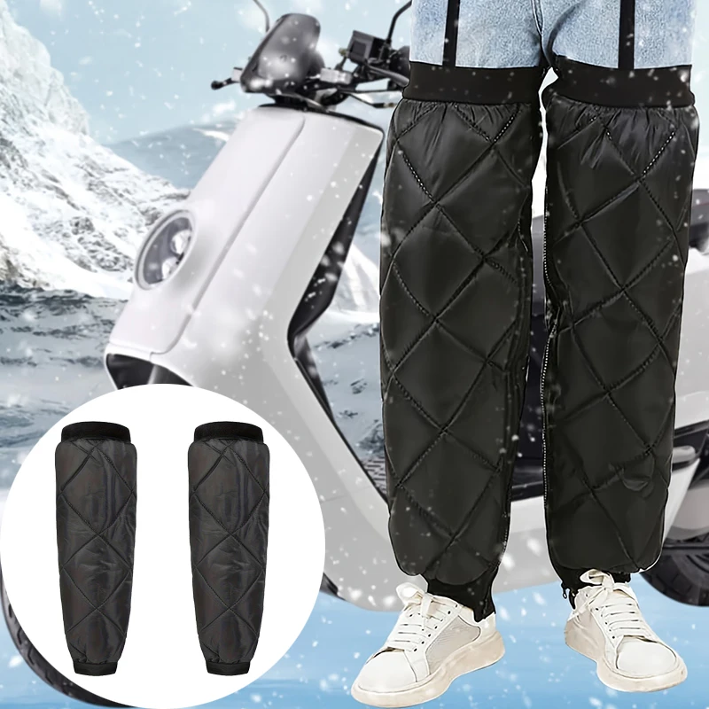 

1 Pair Winter Motorcycle Warm Knee Pads For Outdoor Sports Cycling Ski Protector Armor Knee Shin Guard Pads Breathable Anti-Wind
