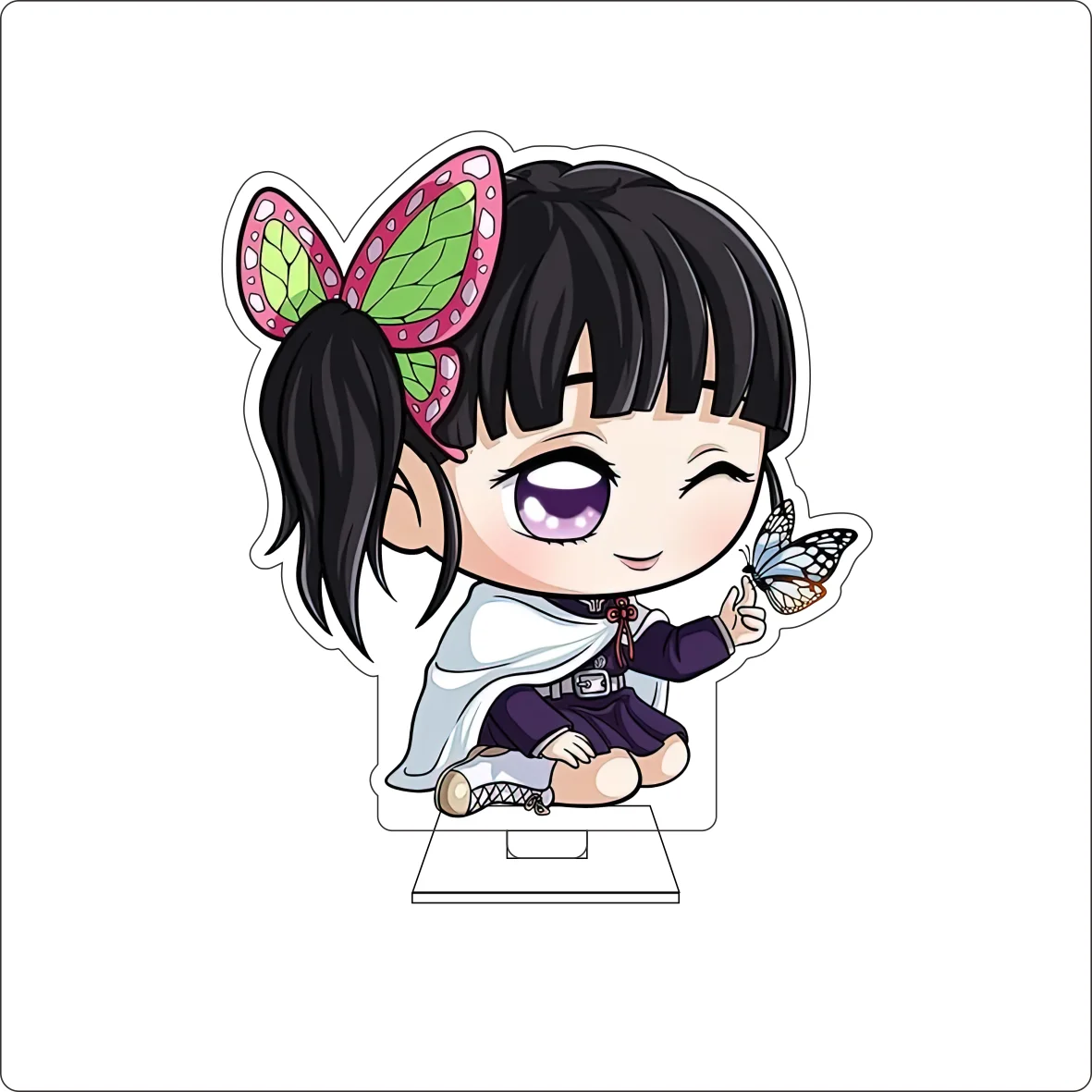 10CM Anime Demon Cosplay Cute Acrylic Figure Stand Plate Kamado Tanjiro Shinazugawa Genya Ornaments Gifts view 5