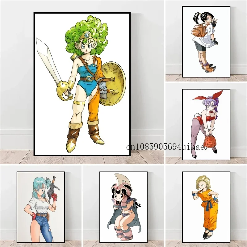 

Japan Anime Dragon Ball Son Goku Classic Character Poster Canvas Printing Hanging Picture Modern Living Room Decor Bedside Mural