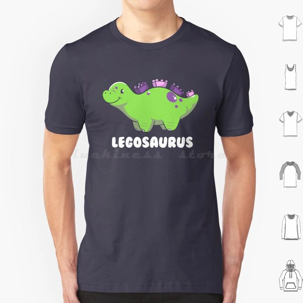 Legosaurus Dinosaur Kids By Tobe Fonseca T Shirt Big Size 100% Cotton Toys Dinosaur Kids Children Funny Cute Dino Animals