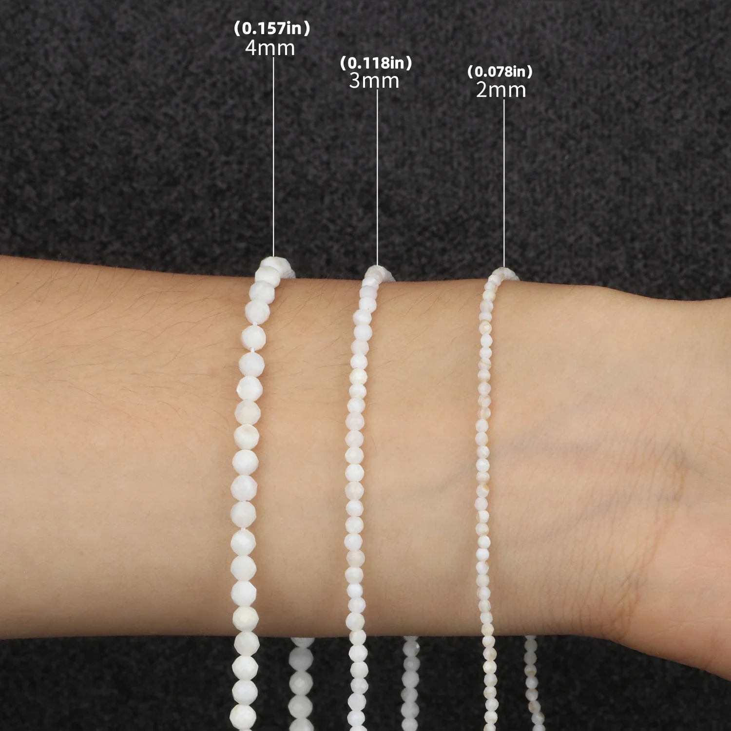 도매면 처리 된 천연 돌 구슬면 처리 된 Amazonite 아쿠아 마린 오팔 Labrado... - 4