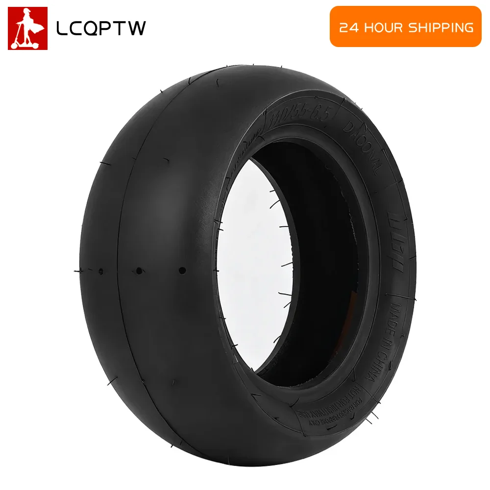 110/55-6.5 Slick Hot Melt Tubeless Vacuum Tire for Dualtron Thunder Ultra2 Electric Scooter High Grip Road Racing Rubber Wheel
