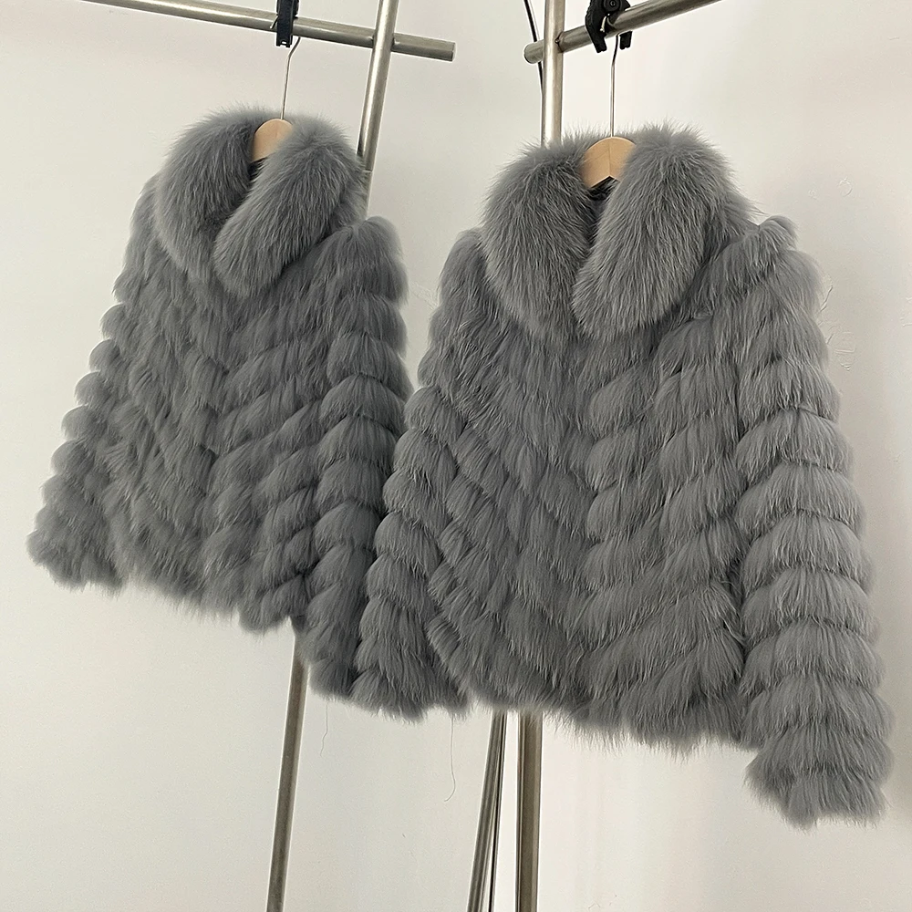 Casaco de pele de realidade roupas para mulheres casaco de pele real inverno outono jaqueta de pele de raposa moda quente manga longa streetwear senhora novo estilo