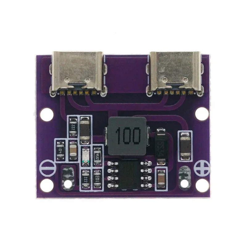 DC-DC 6V-36V to 5V 3A Step Down Module Buck Converter Dual Type-C USB Output With Working Indicator