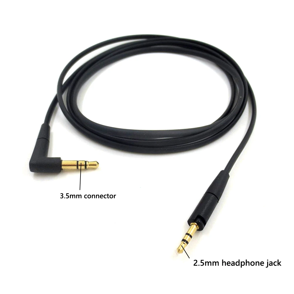 3.5mm to 2.5mm Core Cable Mixed Upgrade Cable Headset Audio Cable Wire for Sennheiser HD400S HD350BT HD4.30