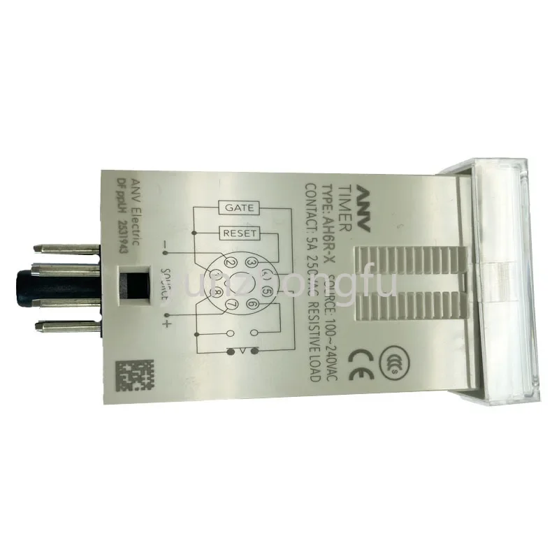 ANV Time Relay AH6R-X-240VAC Ah6r 0.01-99990h