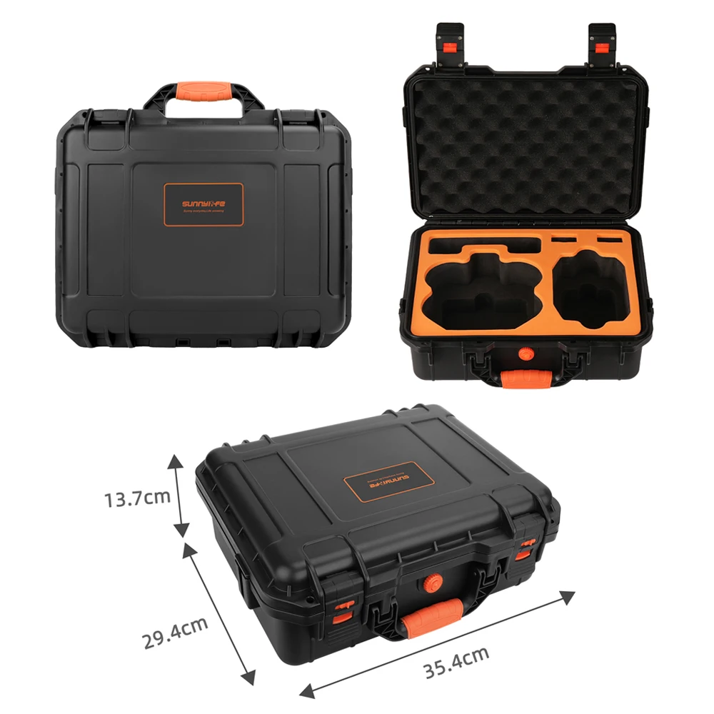 Sunnylife Waterproof Box For DJI NEO 2 Drone Portable Storage Bag Shoulder Travel Carrying Case Handheld Case RC-N3 Battery Bag