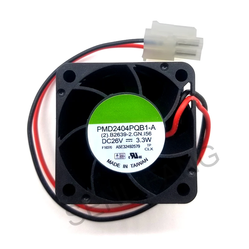 

2pcs New for PMD2404PQB1-A 26V 3.3W 4CM 40 * 40 * 28 inverter fan