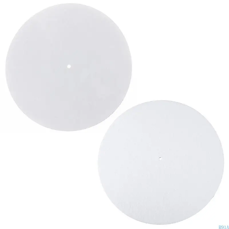 R91a 3 มม. หนา anti-static felt platter แผ่นแผ่นเสียงป้องกันการสั่นสะเทือน slipmat audiophi