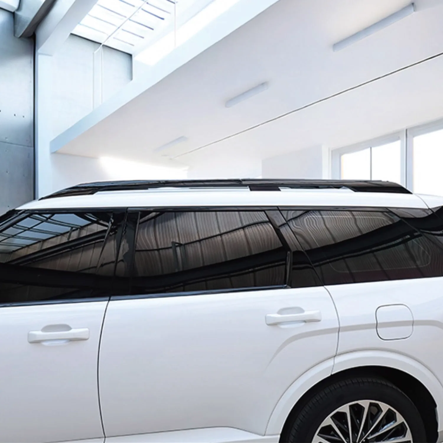 

For Hyundai Palisade LX3 2026 Car Accessories Exterior Roof Rack Rails Side Bars ABS Black 4pcs