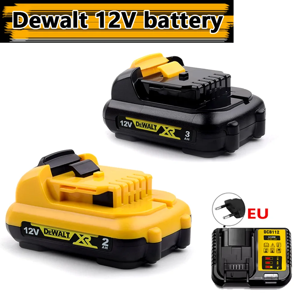 

Original Genuine 12v for DEWALT 12V MAX 2.0Ah 3.0AH Tool Lithium-ion Battery.For DEWALT DCB120 Brushless electric drill