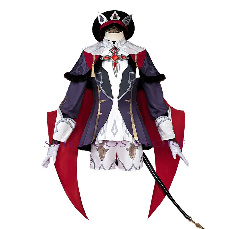 Vampire Dahlia Cosplay Anime  Impact Costume Uniform Dahlia Coat Pants Wig Suit Halloween Party Outfit for Boy Men