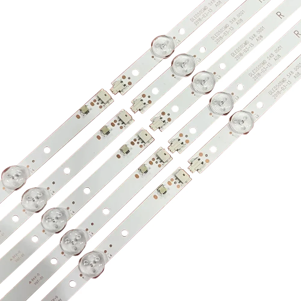 LED Backlight Strip 8LED For RCA RSNMU5036-B Onn ONC50UB18C05 ONA50UB19E05 DLED50SMD 5X8