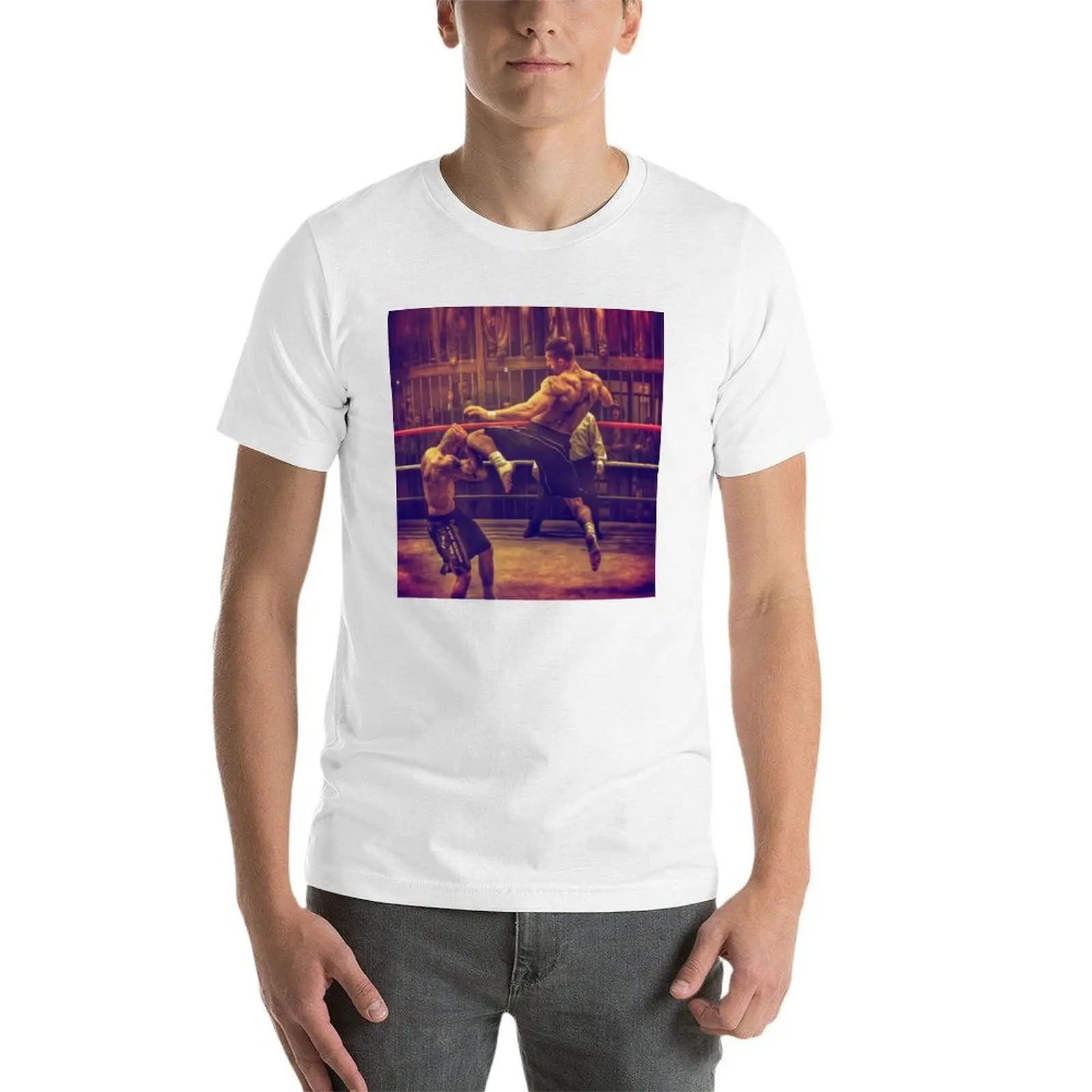 Boyka Flying Kick تي شيرت تي شيرت للرجال g man تي شيرت للرجال تي شيرت #4