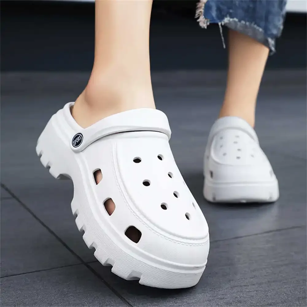 Half Autumn-spring Summer Slippers Ladies 2024 Tenis Shoes Flat Sandals For Women Sneakers Sport Cheaper Seasonal Hand Made