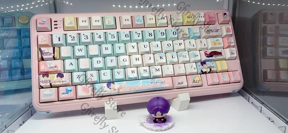 

Love and Rafayel impression Animation Mechanical Keyboards Keycaps Kforce Keyboard Cap Cosplay Computer Decor Mascot Products