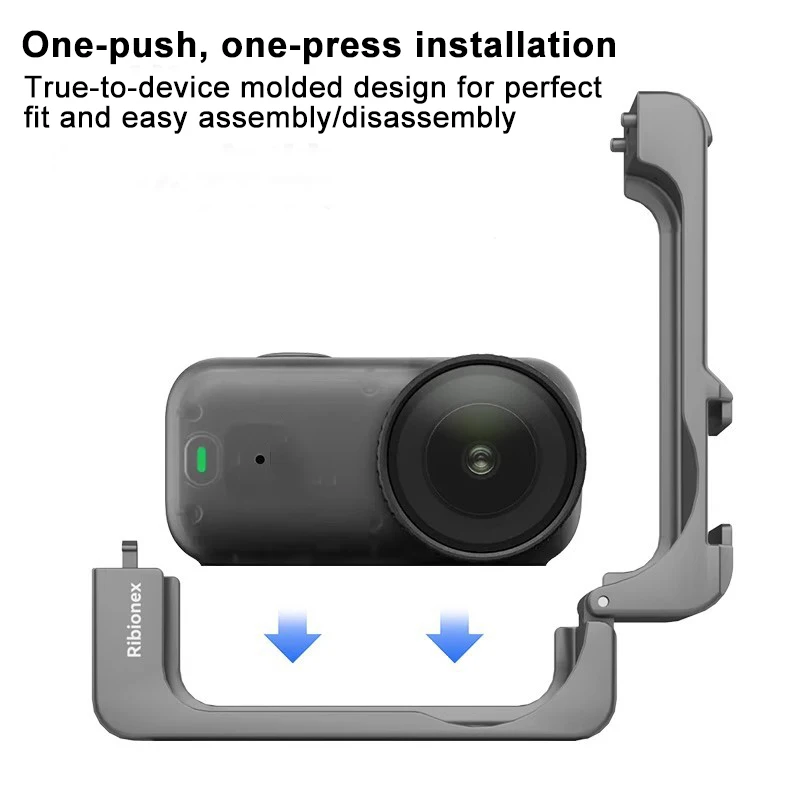 Multifunctionele kooi van aluminiumlegering voor DJI Osmo Nano voor DJI Mic - Quick Release Mount 1/4"-20 draad koude schoen